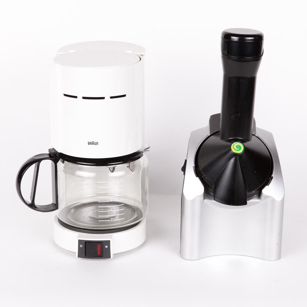 Yonanas Juicer and Braun Coffeemaker