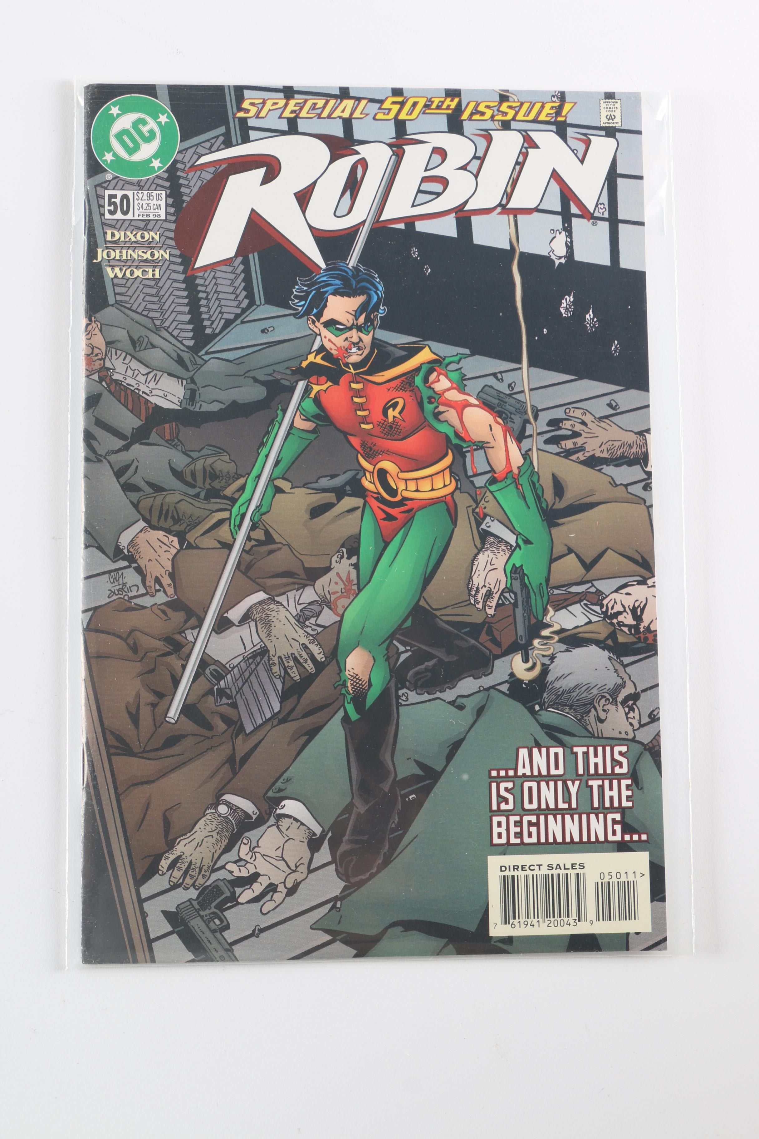 Collection of Modern Age DC Comics Including "Nightwing" and "Robin"