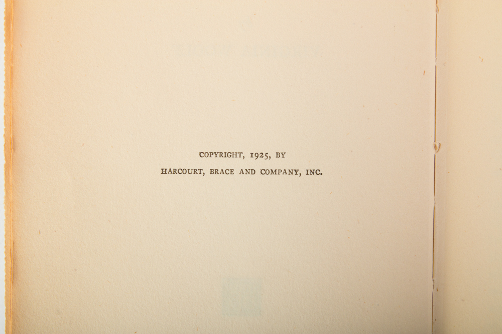 1925 First American Edition, First Printing "Mrs. Dalloway" by Virginia Woolf