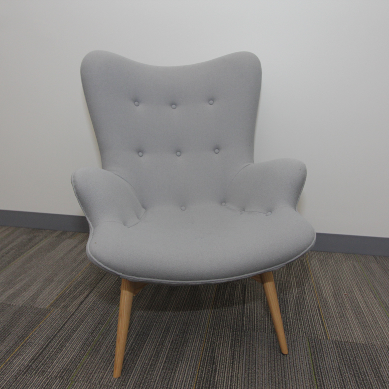 Modern Style Wingback Armchair