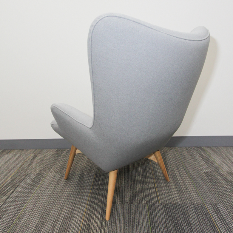 Modern Style Wingback Armchair