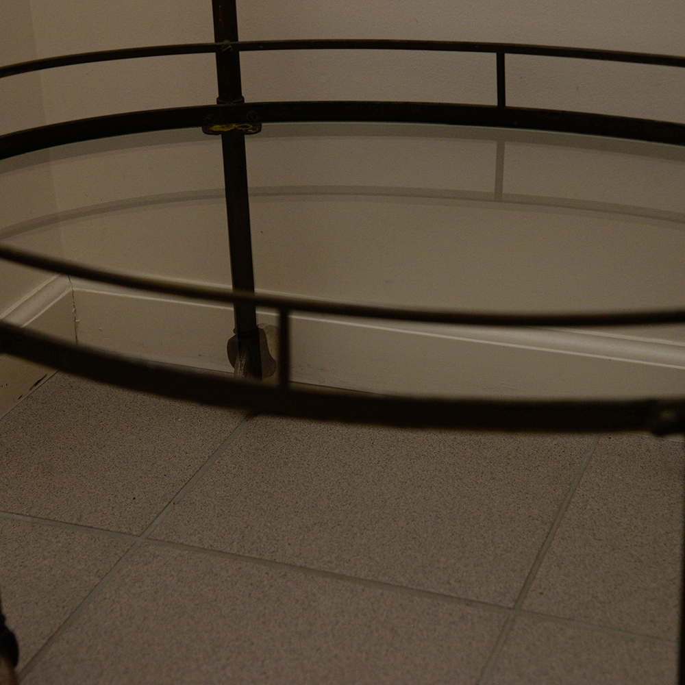 Vintage Brass Bar Cart