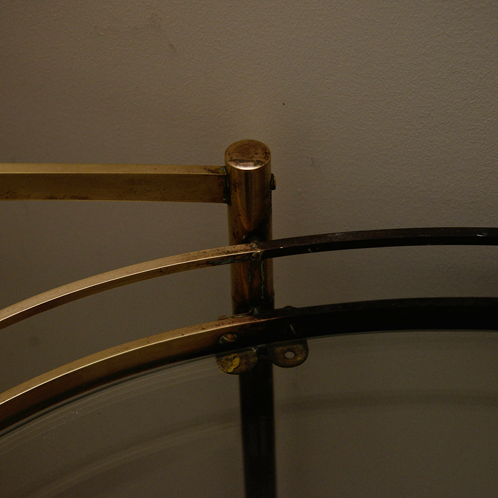 Vintage Brass Bar Cart