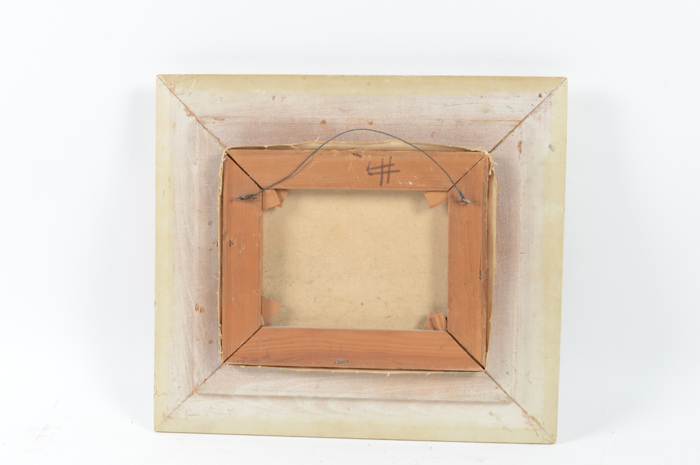 Paris Street Scene Oil on Canvas Painting