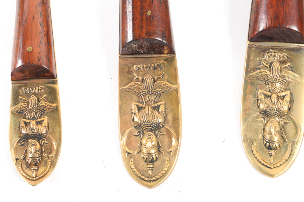 Vintage Thai Gold Plated Flatware