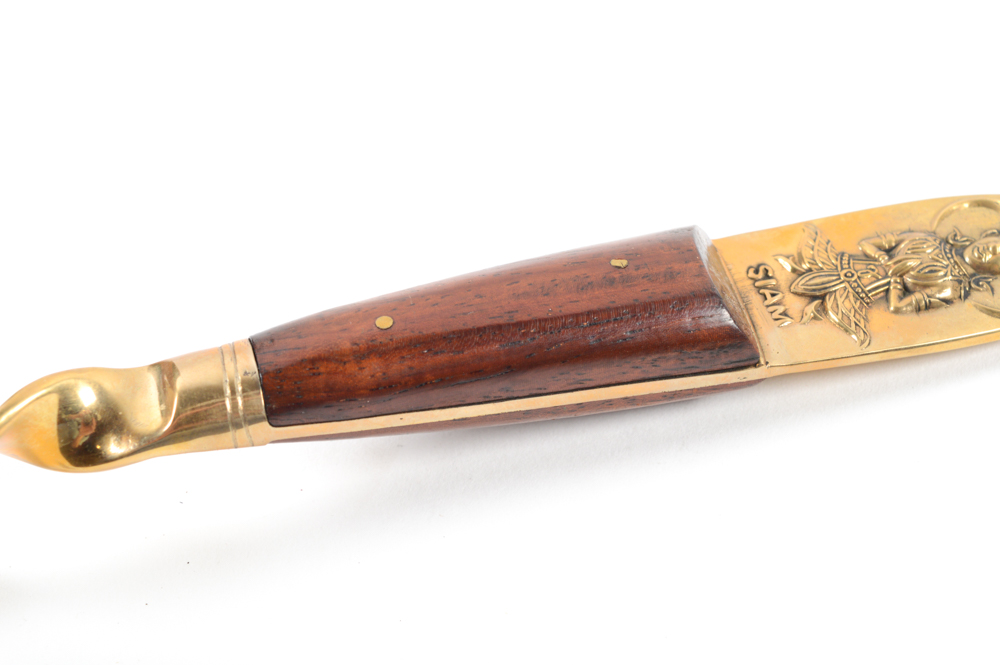 Vintage Thai Gold Plated Flatware