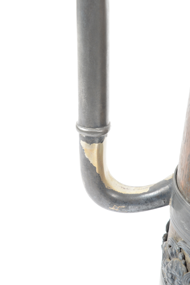 Antique St. Louis Silver Co. Quadruple Plate and Oak Tankard #48