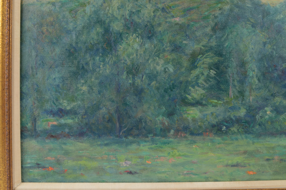 Ernest Harrison Barnes Oil on Canvas Landscape