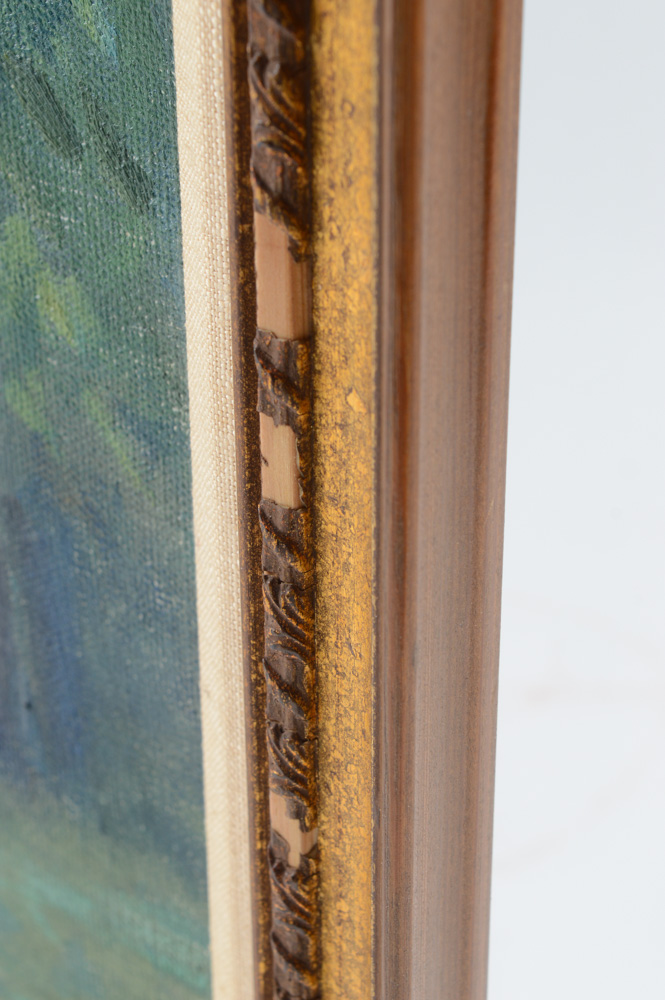 Ernest Harrison Barnes Oil on Canvas Landscape