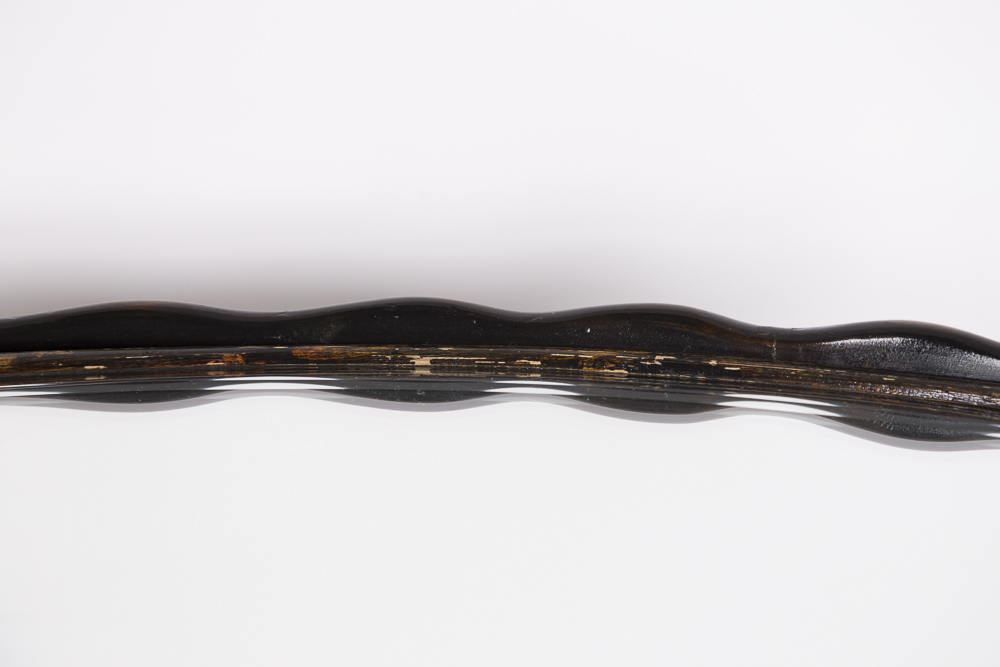 Mirrored Piecrust Table with Handles