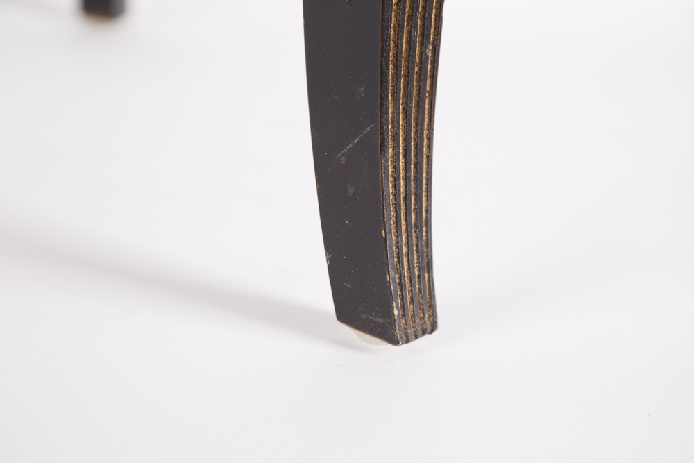 Mirrored Piecrust Table with Handles