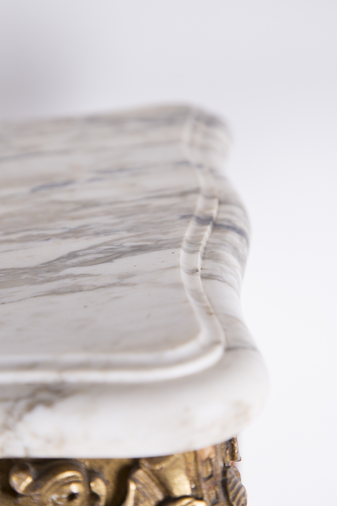 Marble Top Accent Table