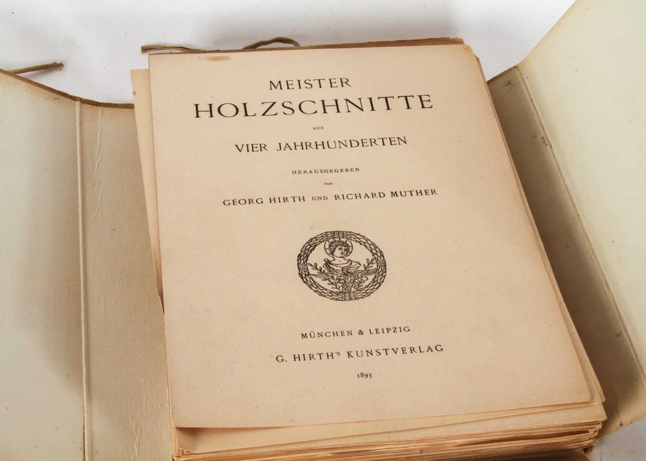Georg Hirth and Richard Muther "Meister-Holzschnitte aus vier Jahrhunderten," Book