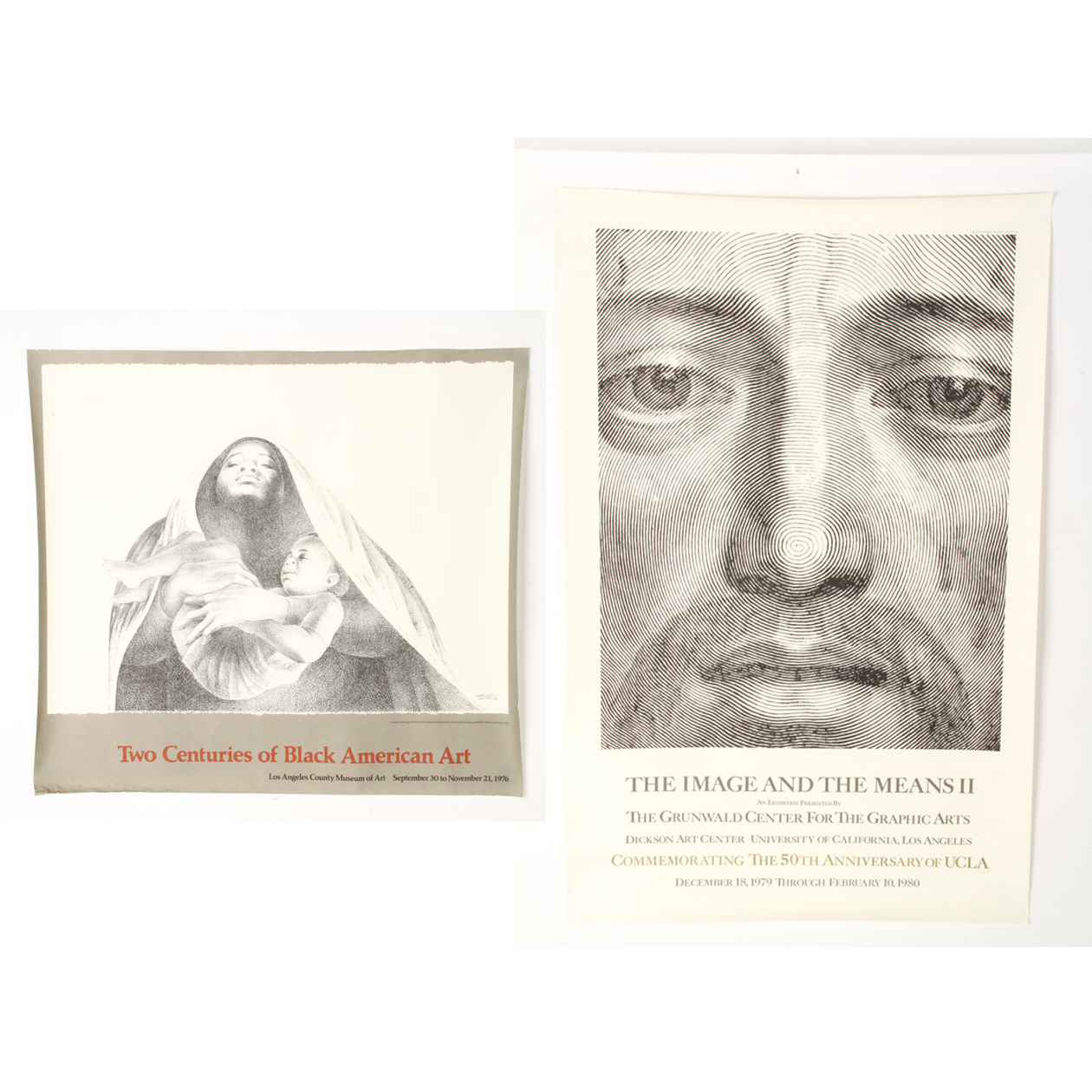 Pair of Vintage UCLA Art Exhibit Posters