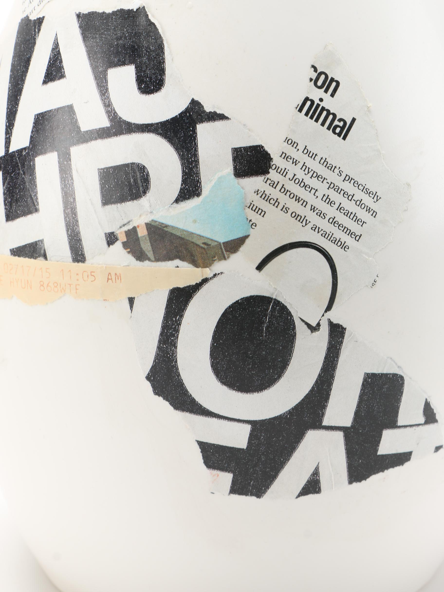 Black and White Ceramic Vase