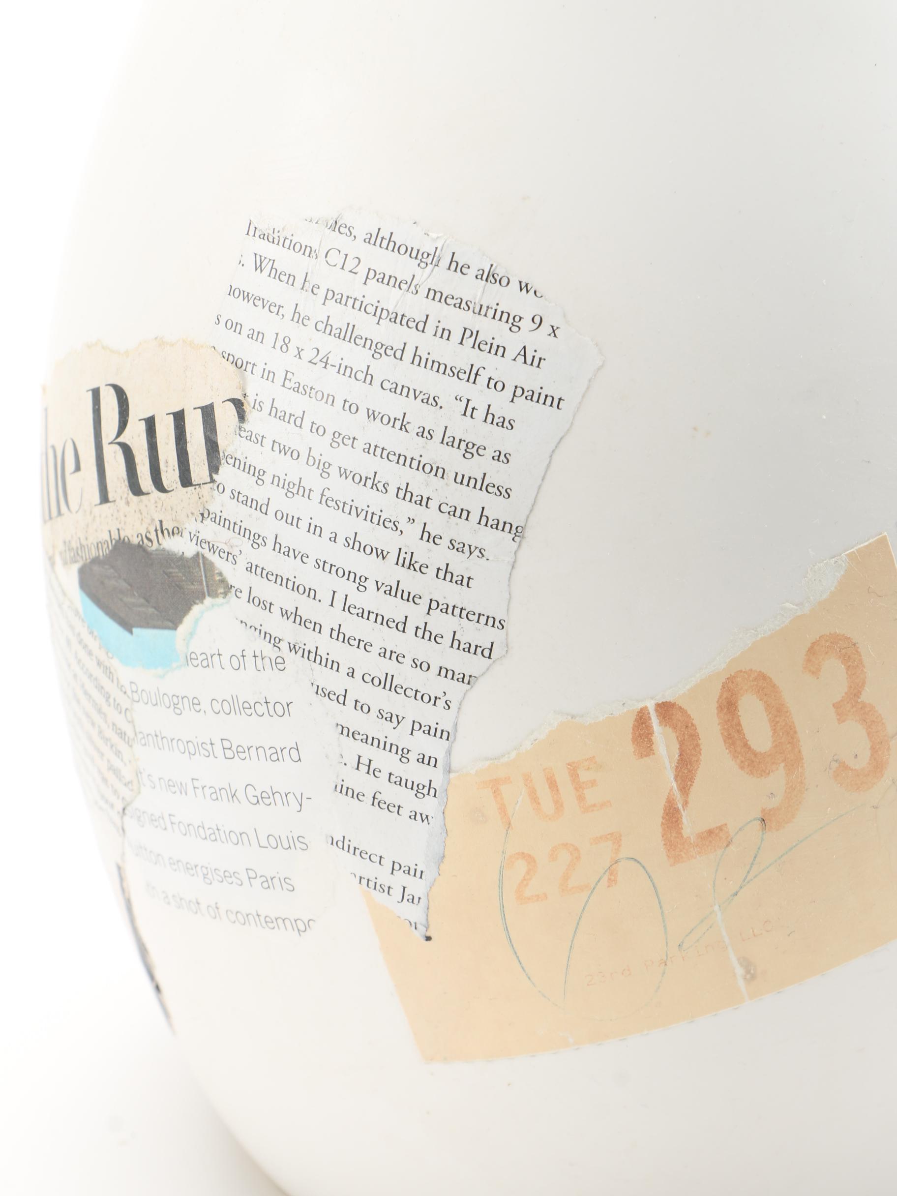 Black and White Ceramic Vase