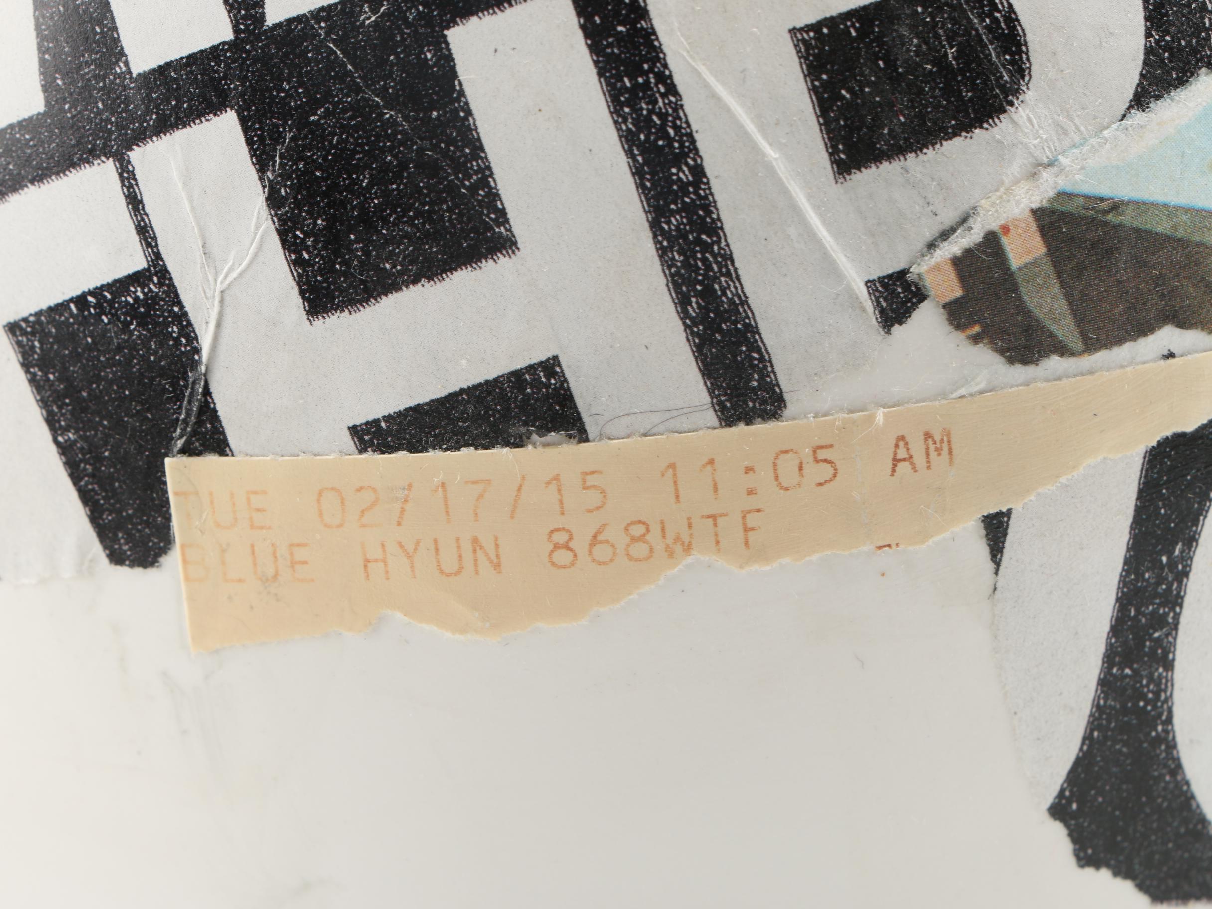 Black and White Ceramic Vase