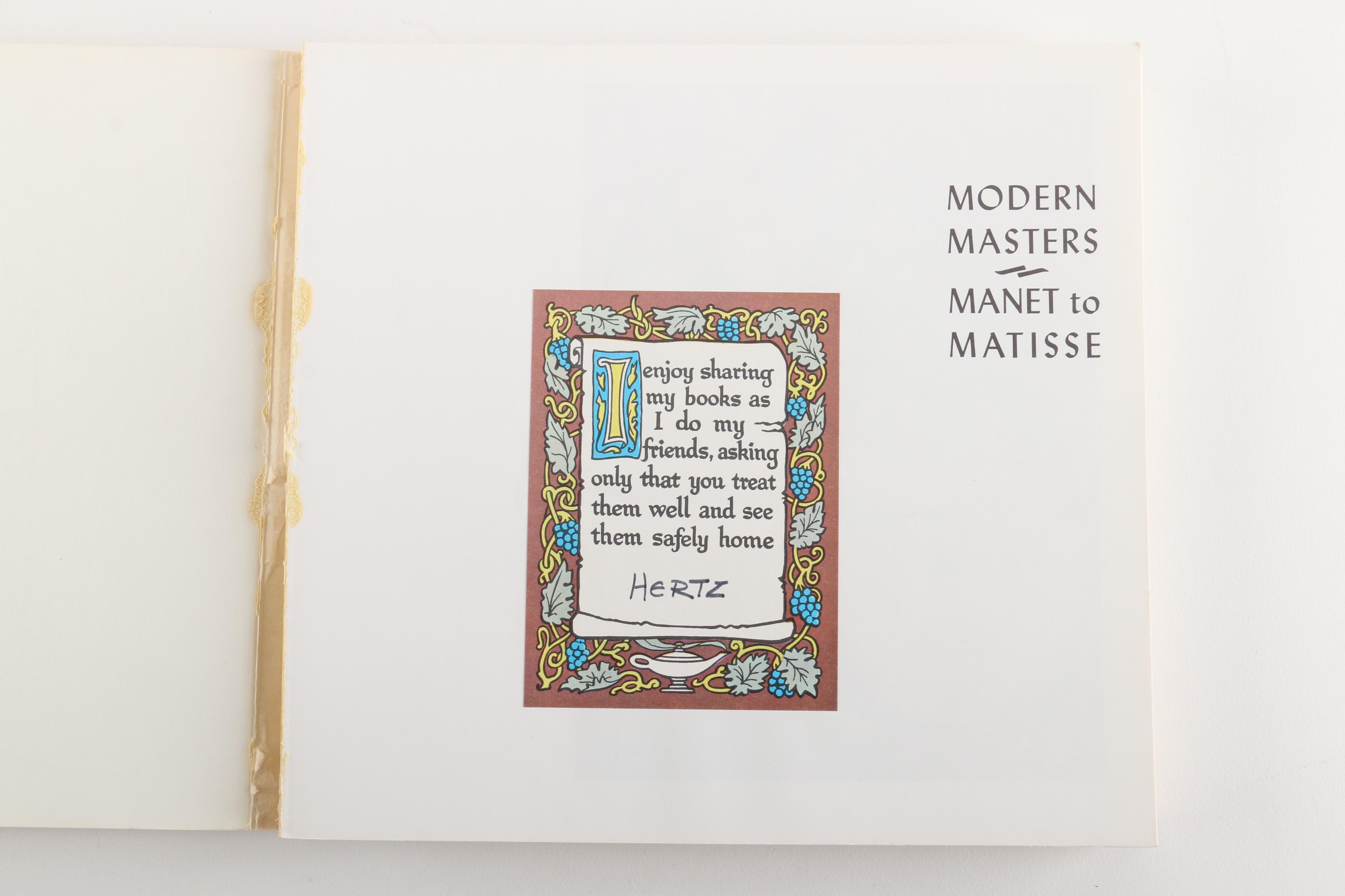 Collection of Modern Art Books