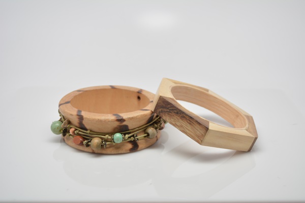 Two Wood Bangles
