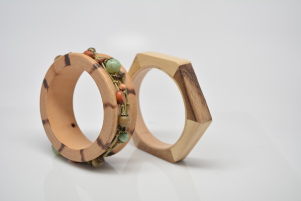 Two Wood Bangles