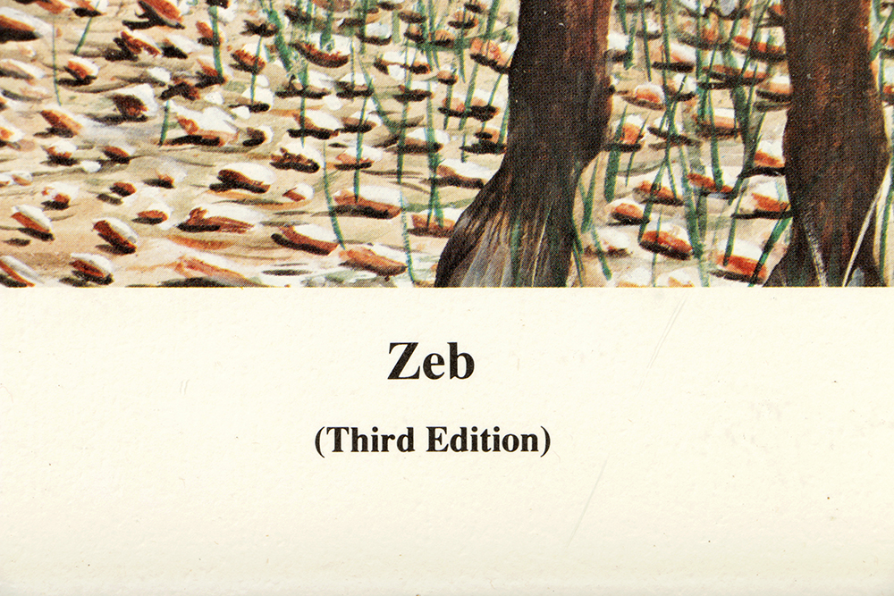 William Leslie Vanhook Signed Limited Edition Offset Lithograph "Zeb"