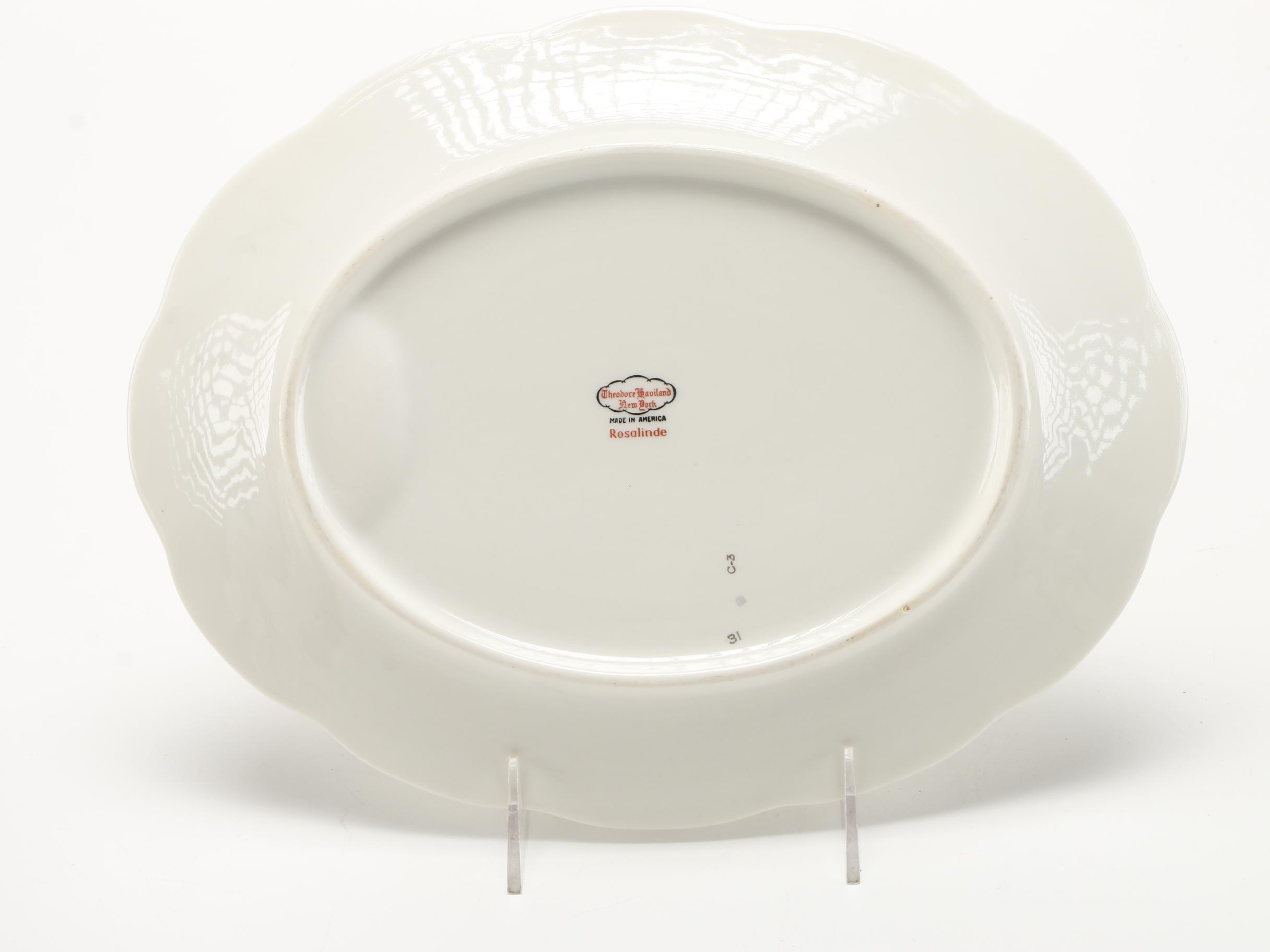 Set of Haviland "Rosalinde" China Tableware