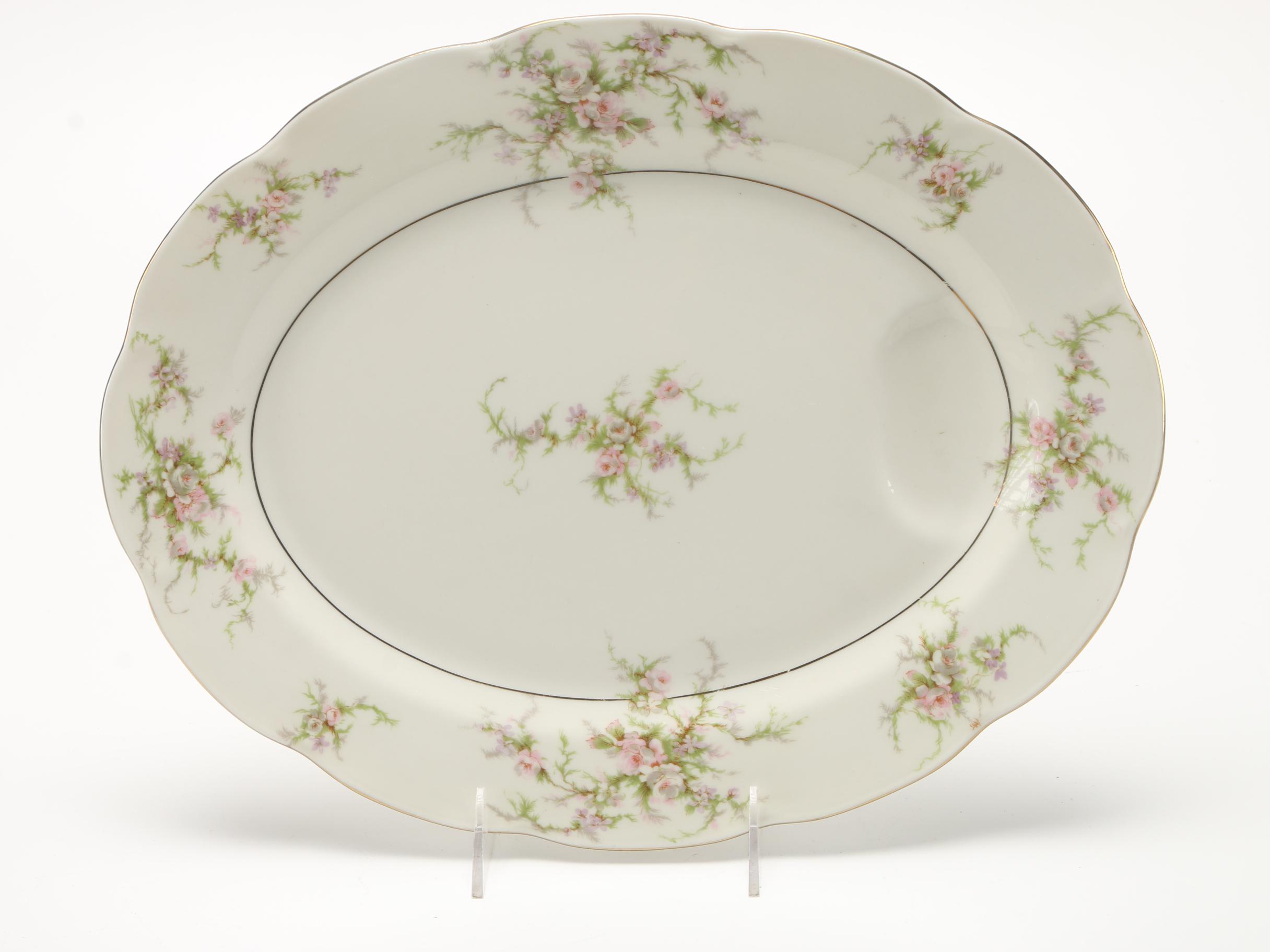 Set of Haviland "Rosalinde" China Tableware