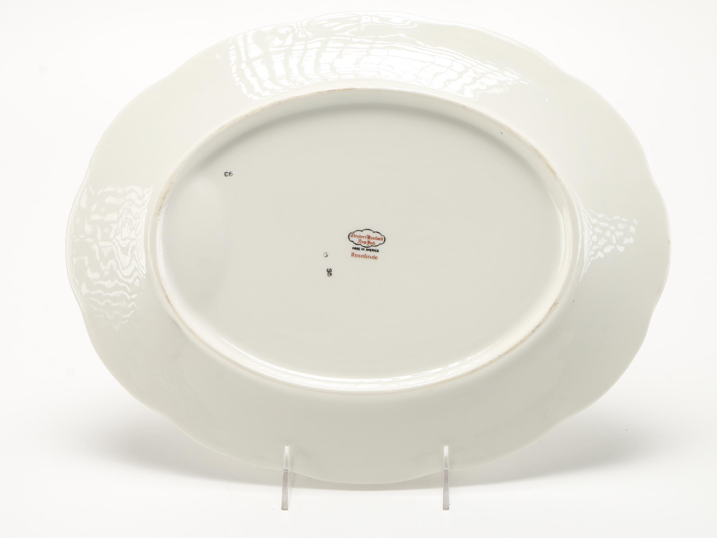 Set of Haviland "Rosalinde" China Tableware