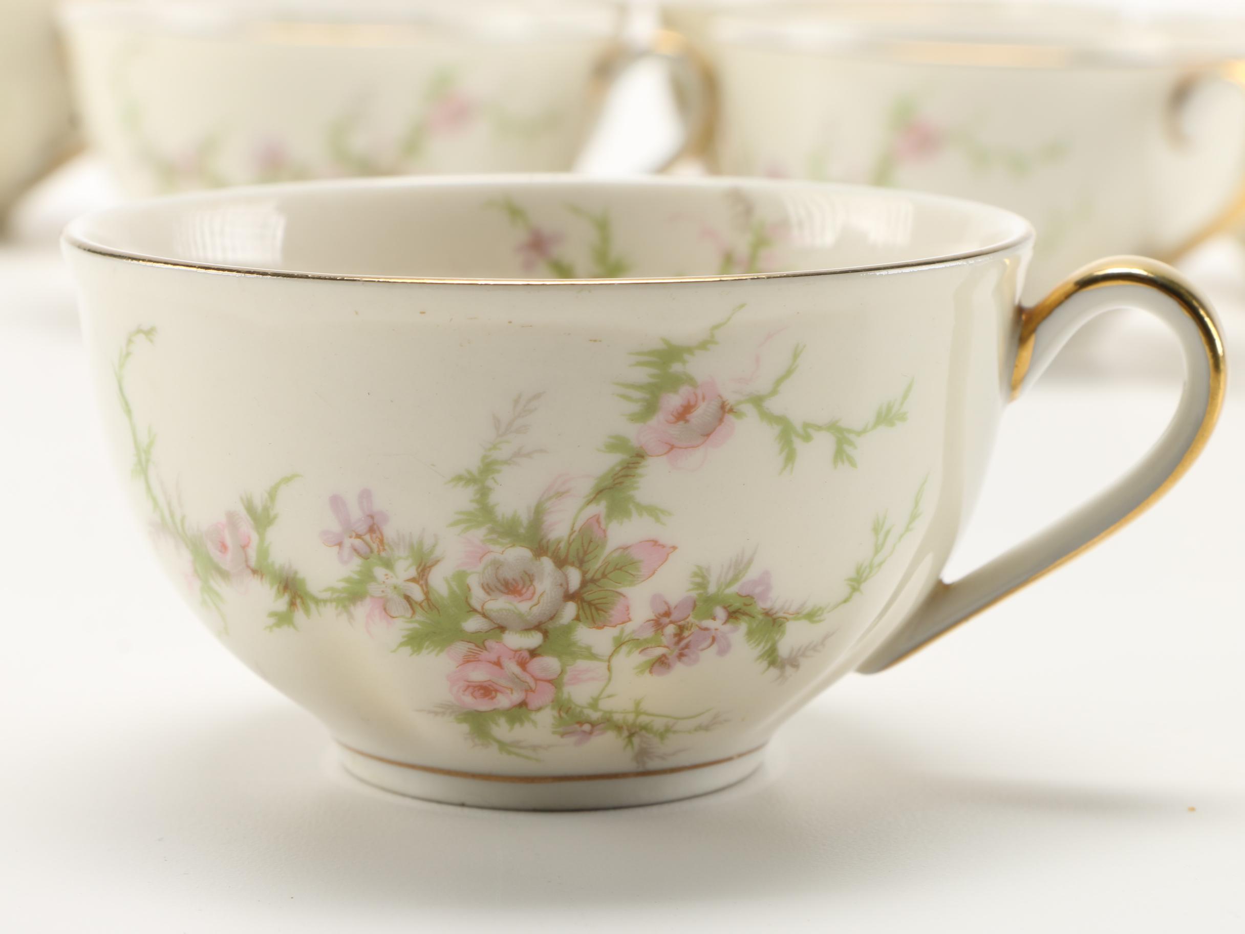 Set of Haviland "Rosalinde" China Tableware