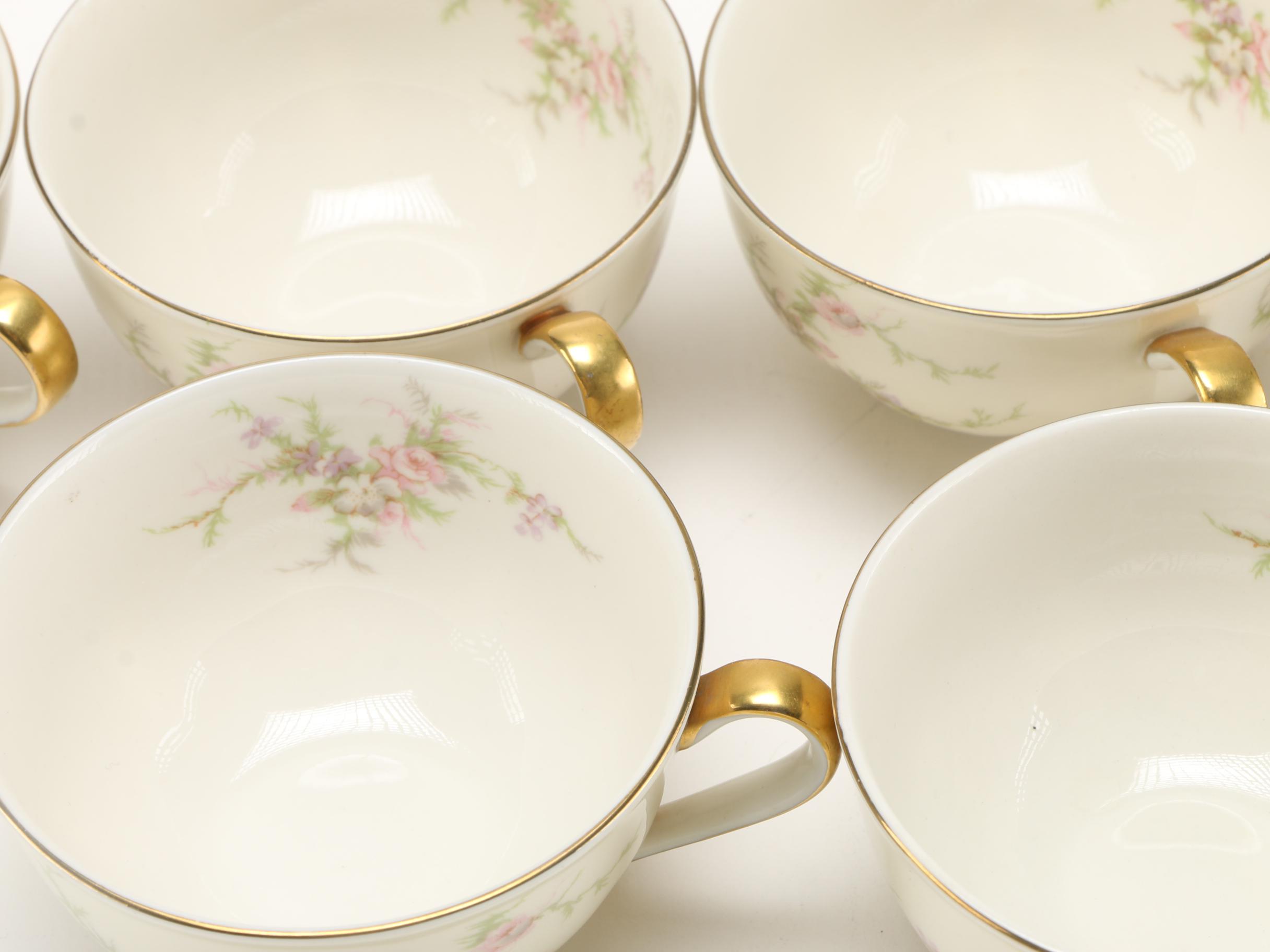 Set of Haviland "Rosalinde" China Tableware