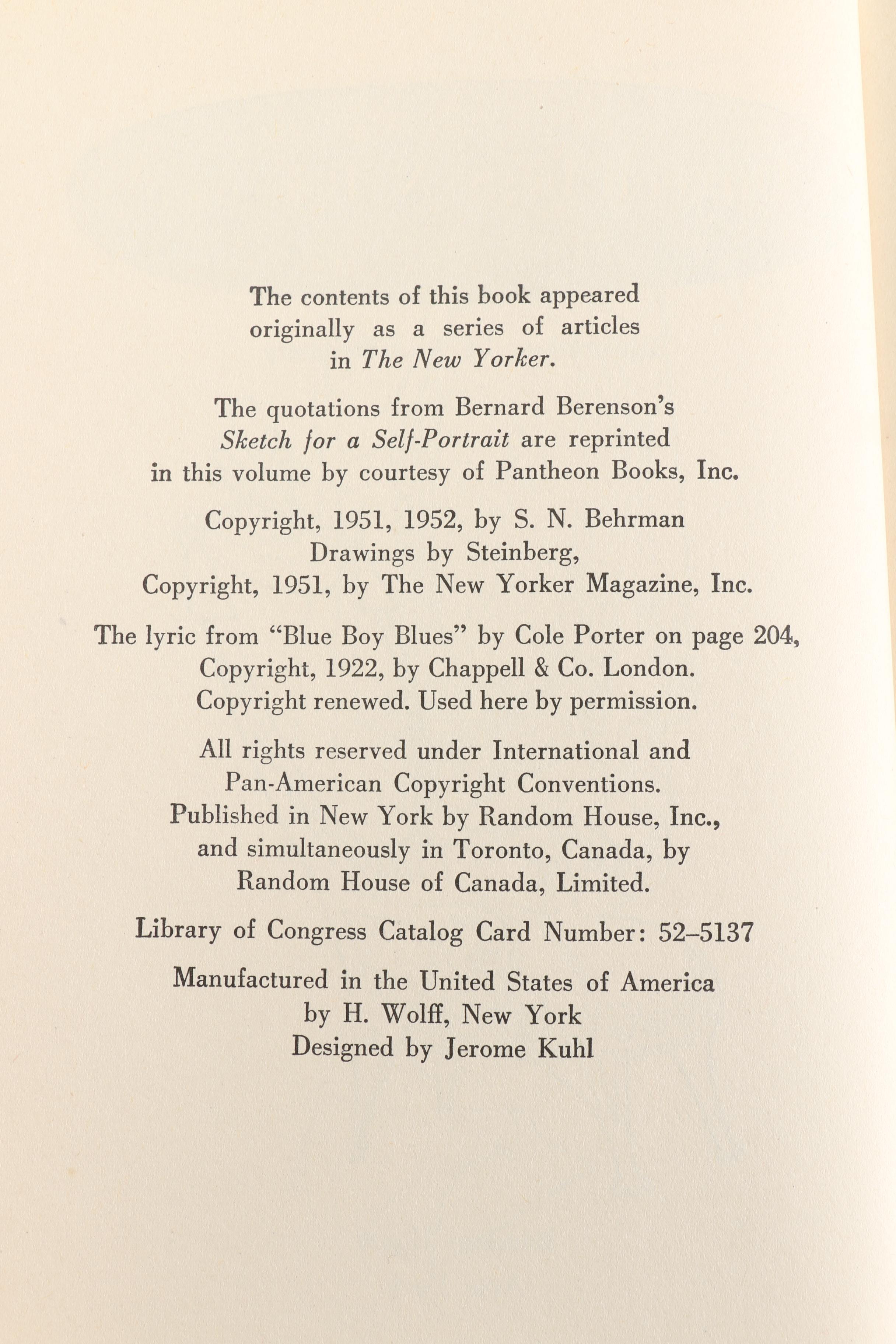 Collection of Books about Art Collector Sir Joseph Duveen