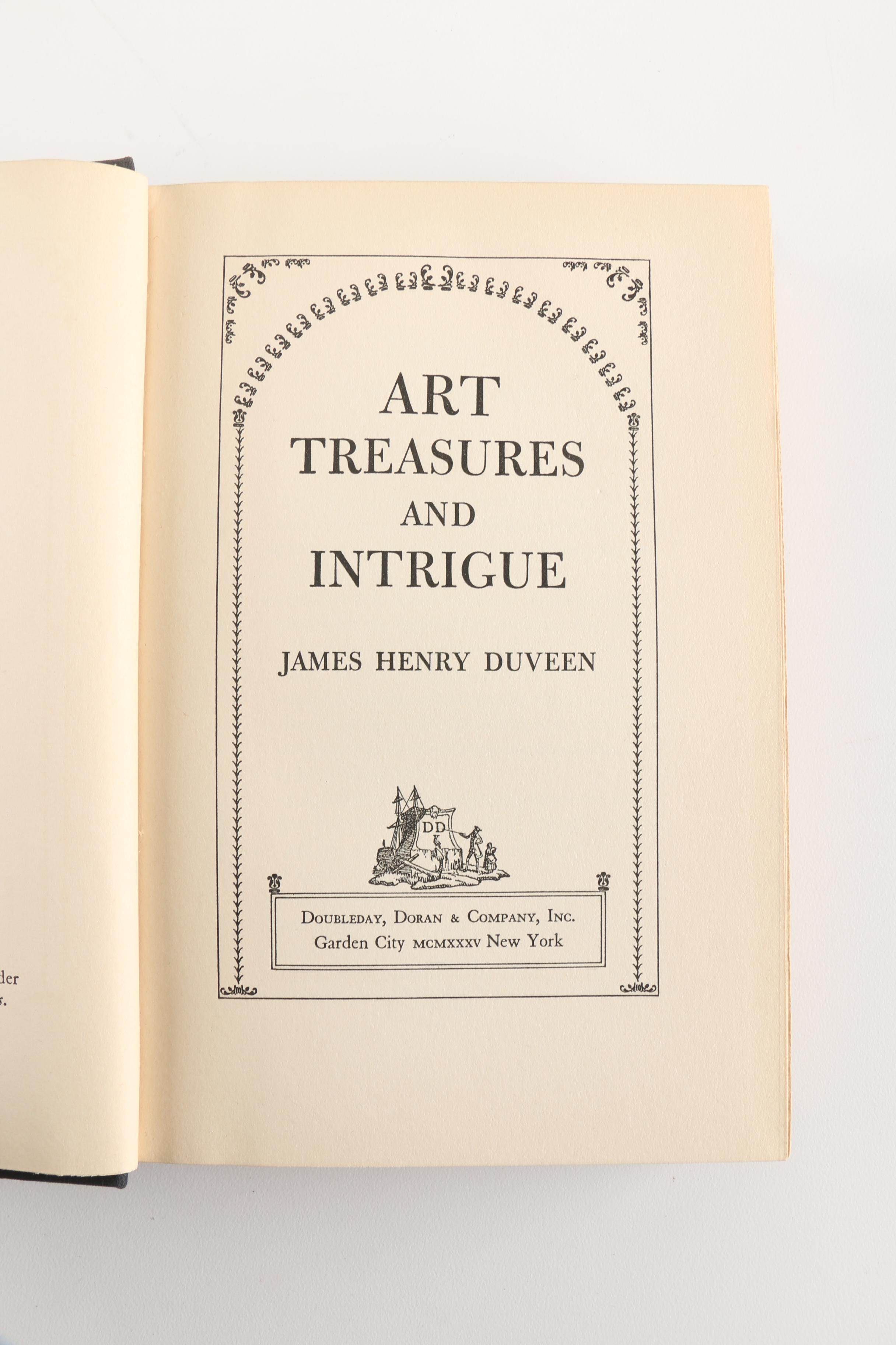 Collection of Books about Art Collector Sir Joseph Duveen