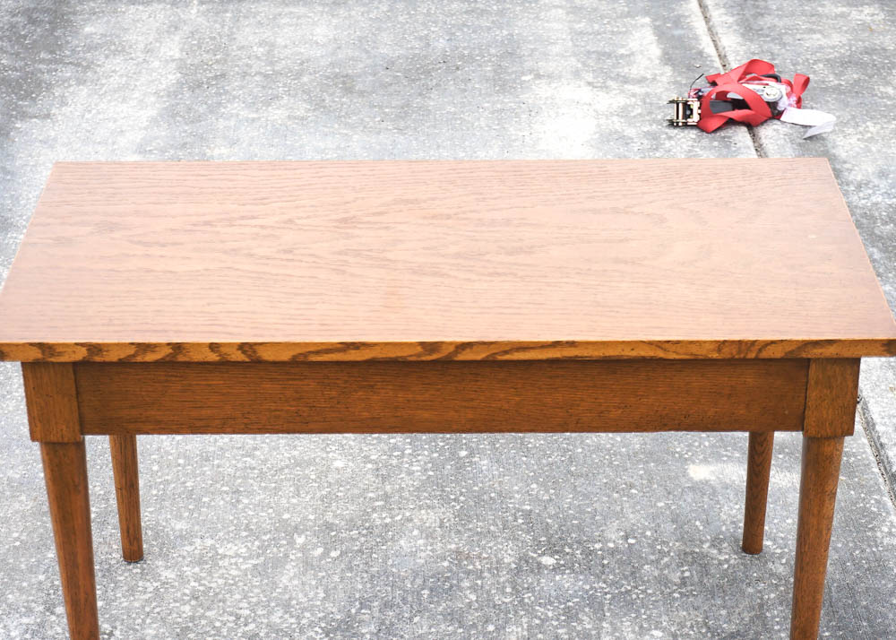 Solid Wood Piano Bench