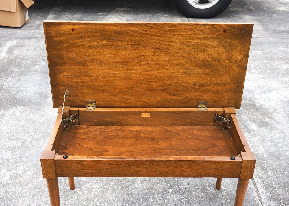 Solid Wood Piano Bench