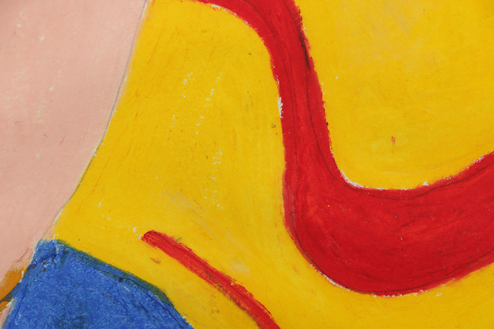 Shirley Lyons Pastel Drawing on Paper of Female Nude