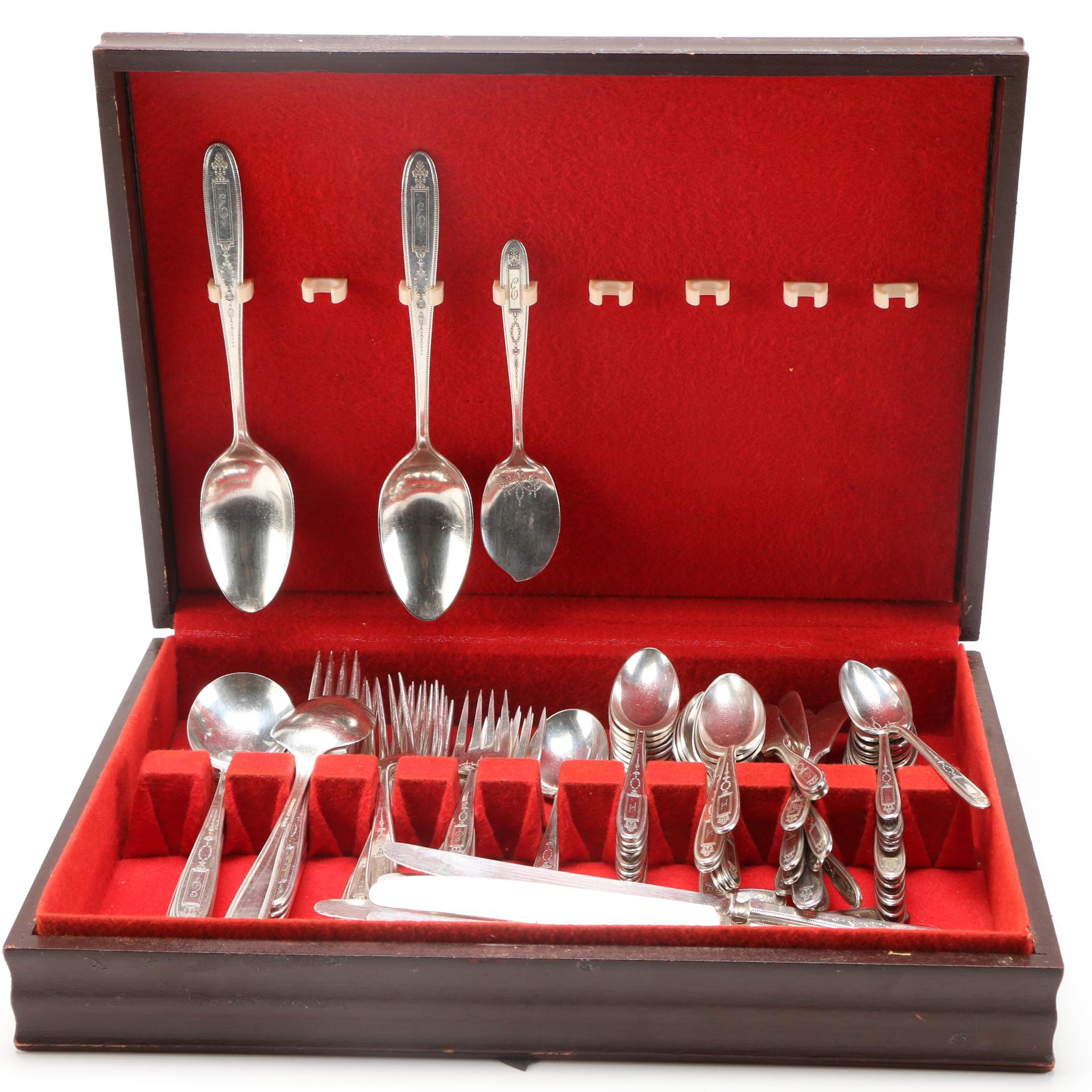 Set of Community Silver Plate "Grosvenor" Flatware