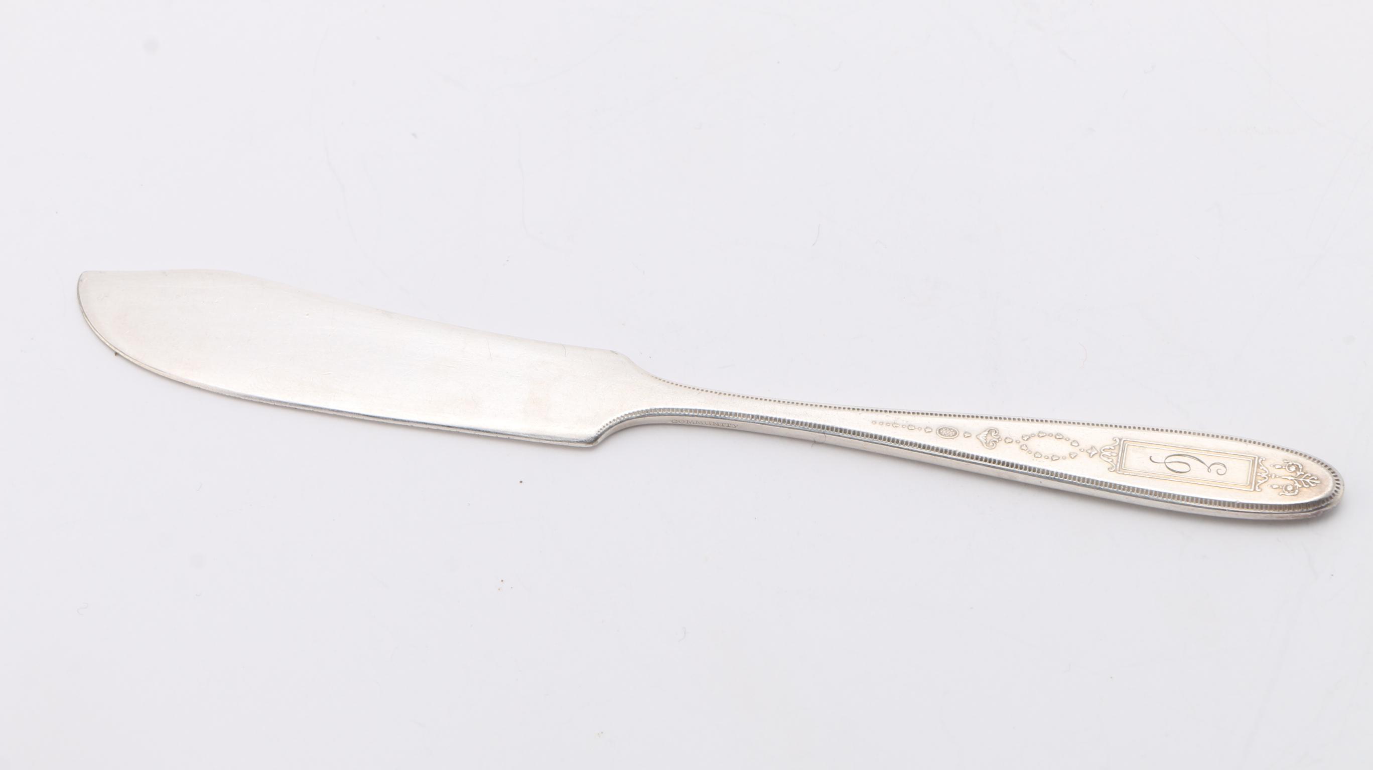 Set of Community Silver Plate "Grosvenor" Flatware