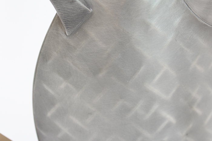 Jon Michael Route Hand-Crafted Pewter Teapot Sculpture