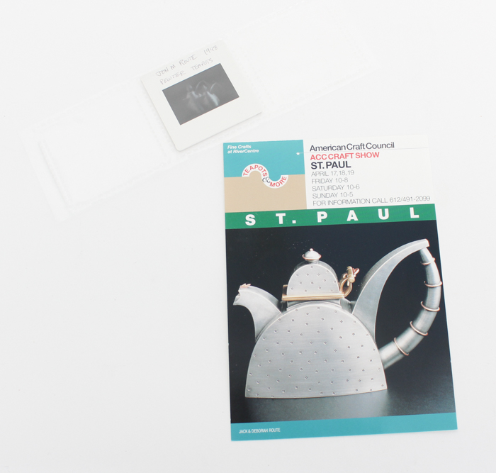 Jon Michael Route Hand-Crafted Pewter Teapot Sculpture