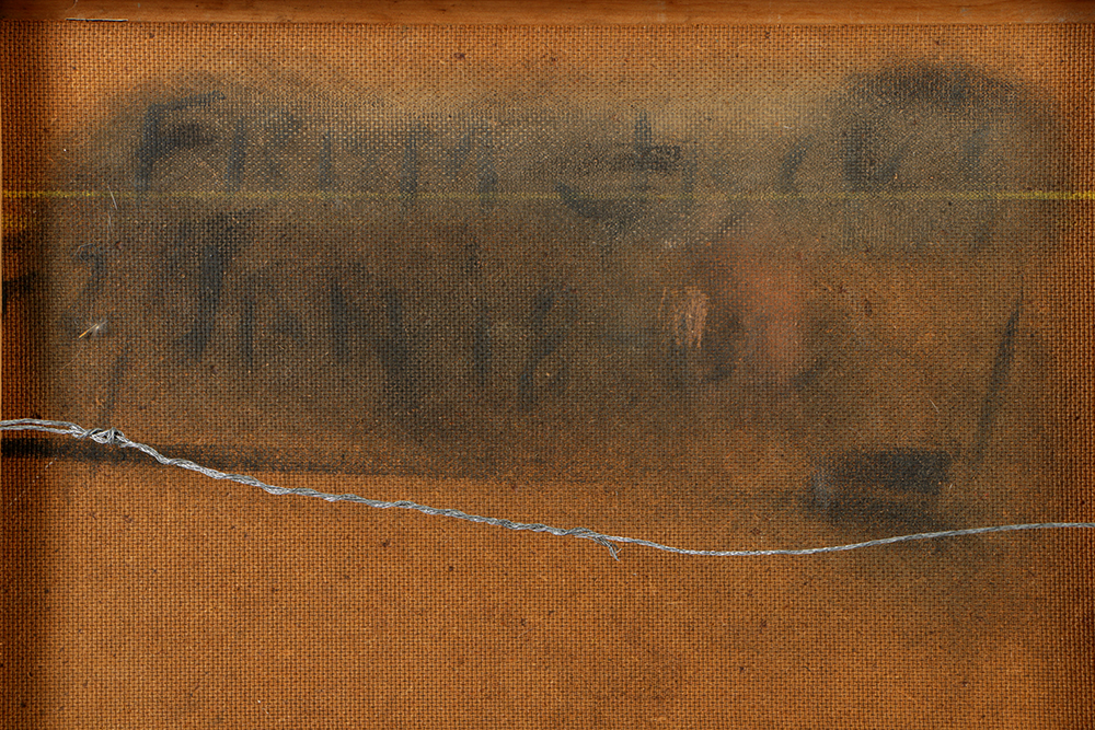 Framed Abstract Oil Painting on Board