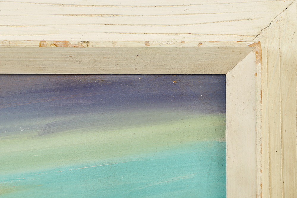 Edgar Stareck Acrylic Painting on Board of the New York Skyline