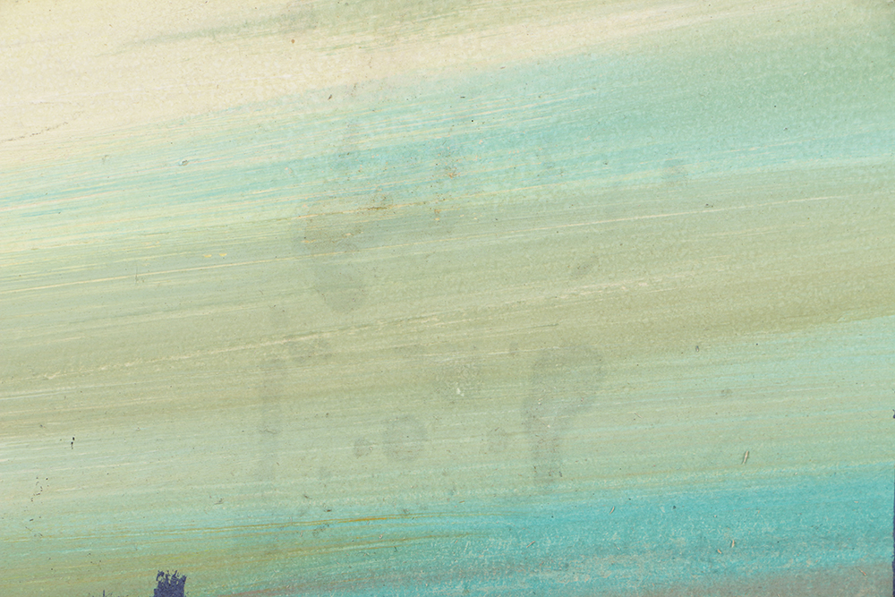 Edgar Stareck Acrylic Painting on Board of the New York Skyline