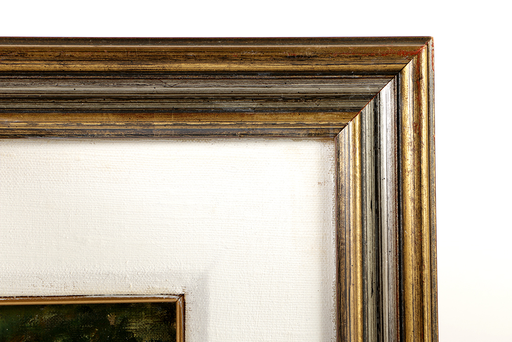 Virginia Rodecker Jarboe Oil Painting on Canvas "Old Timer"