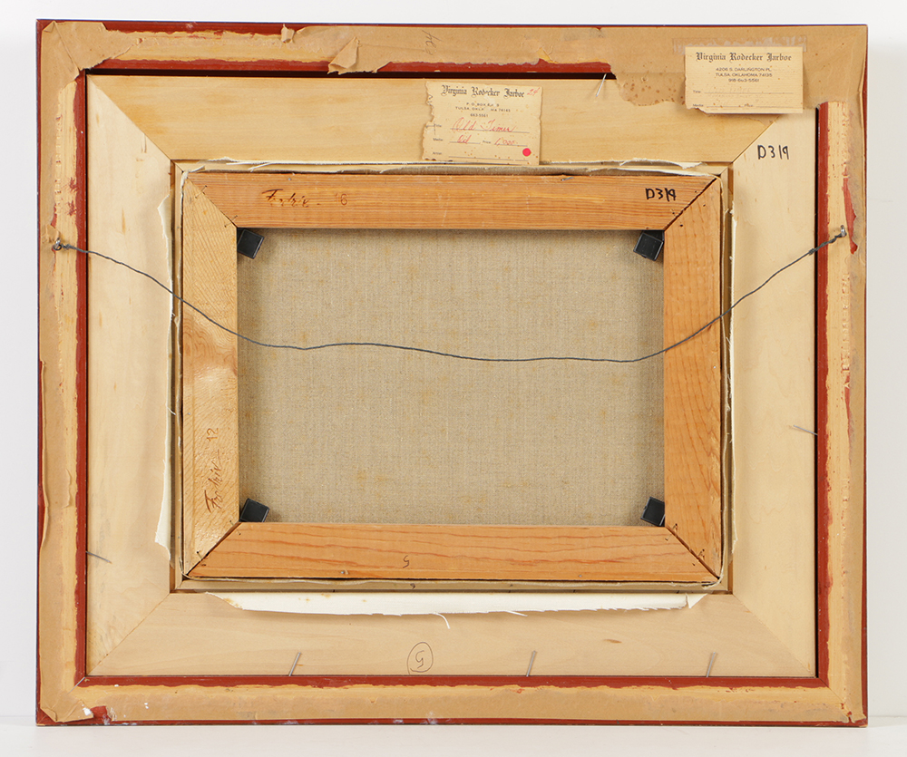 Virginia Rodecker Jarboe Oil Painting on Canvas "Old Timer"