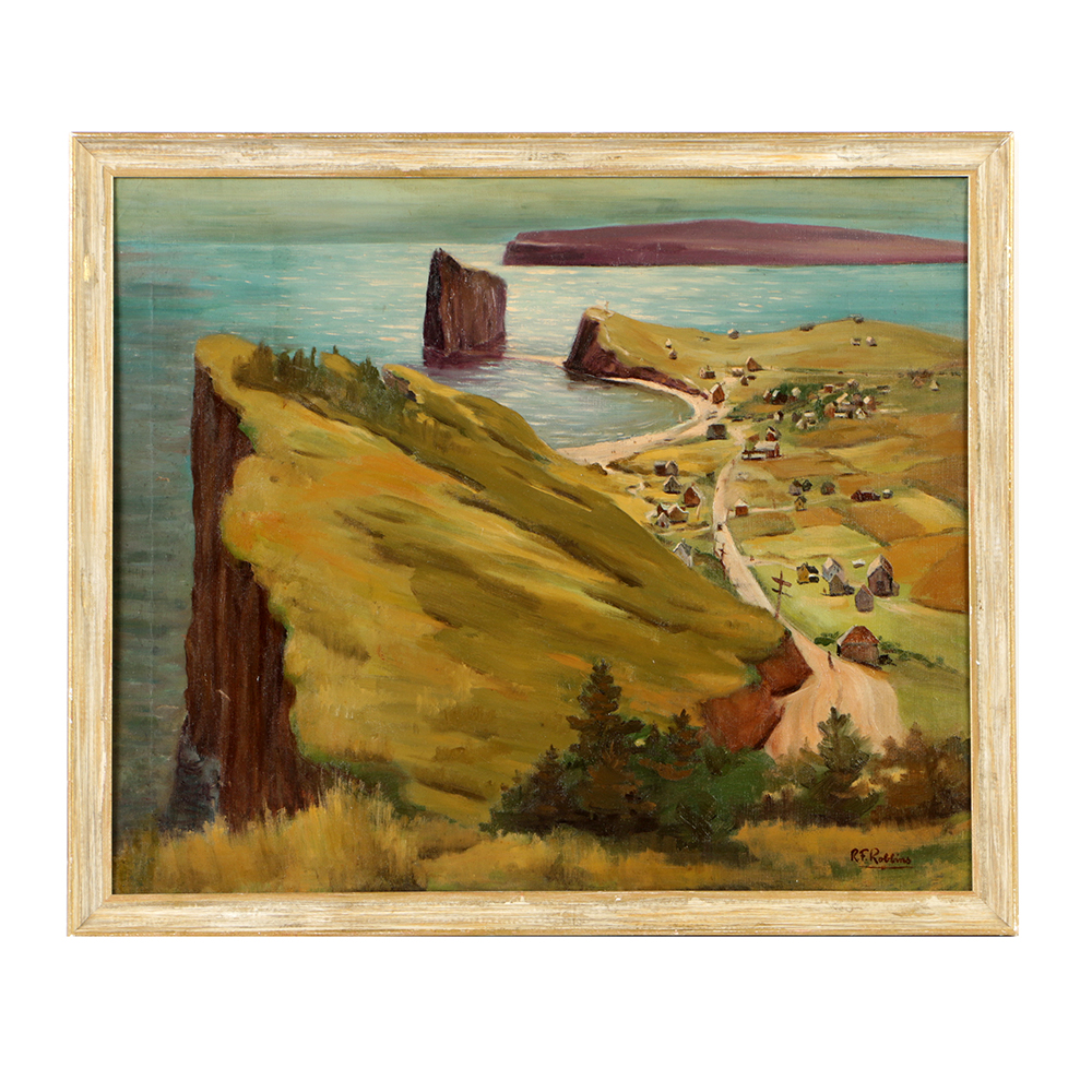 Raymond Francis Robbins Oil Painting on Canvas of Landscape