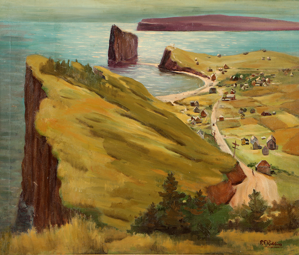 Raymond Francis Robbins Oil Painting on Canvas of Landscape
