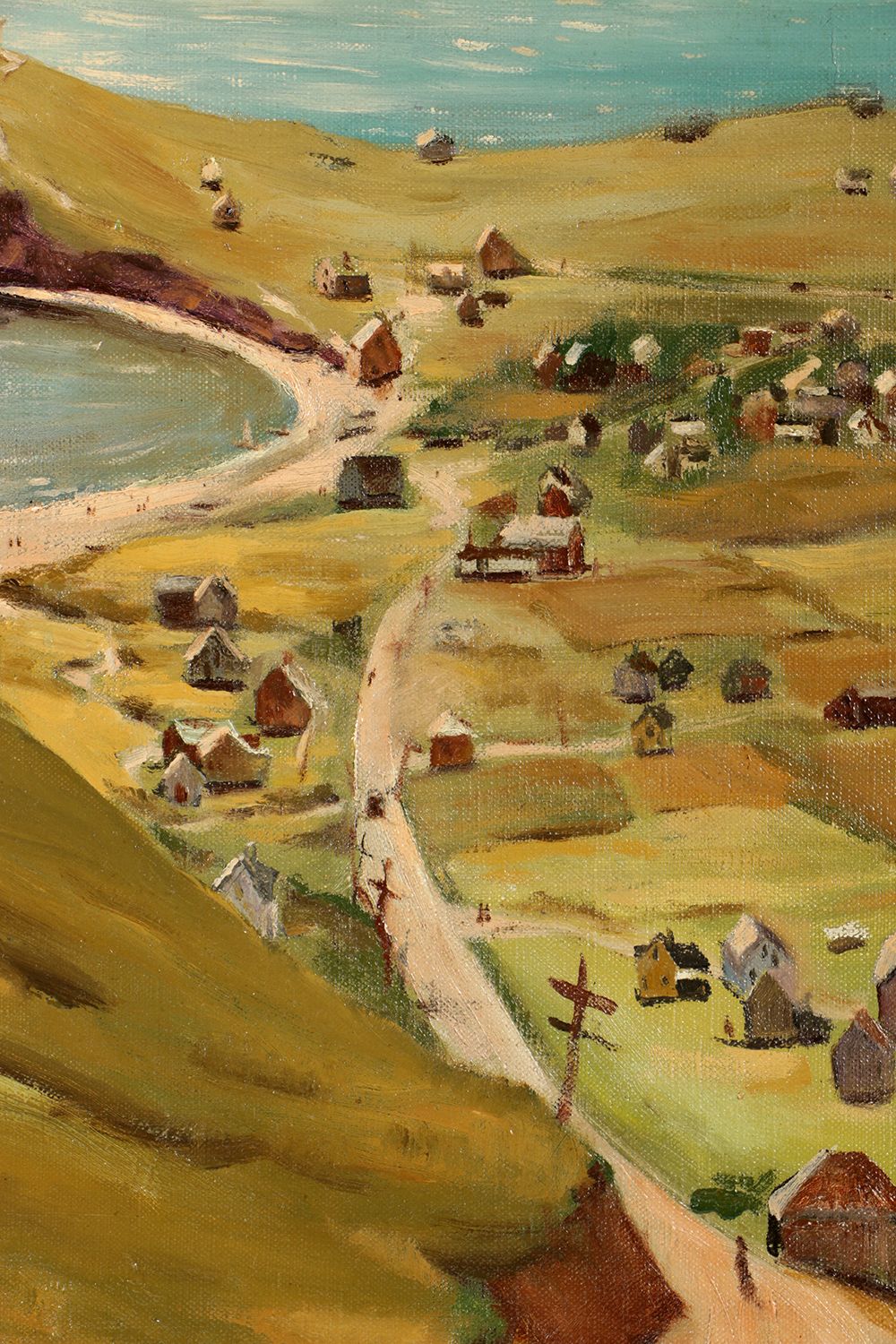 Raymond Francis Robbins Oil Painting on Canvas of Landscape