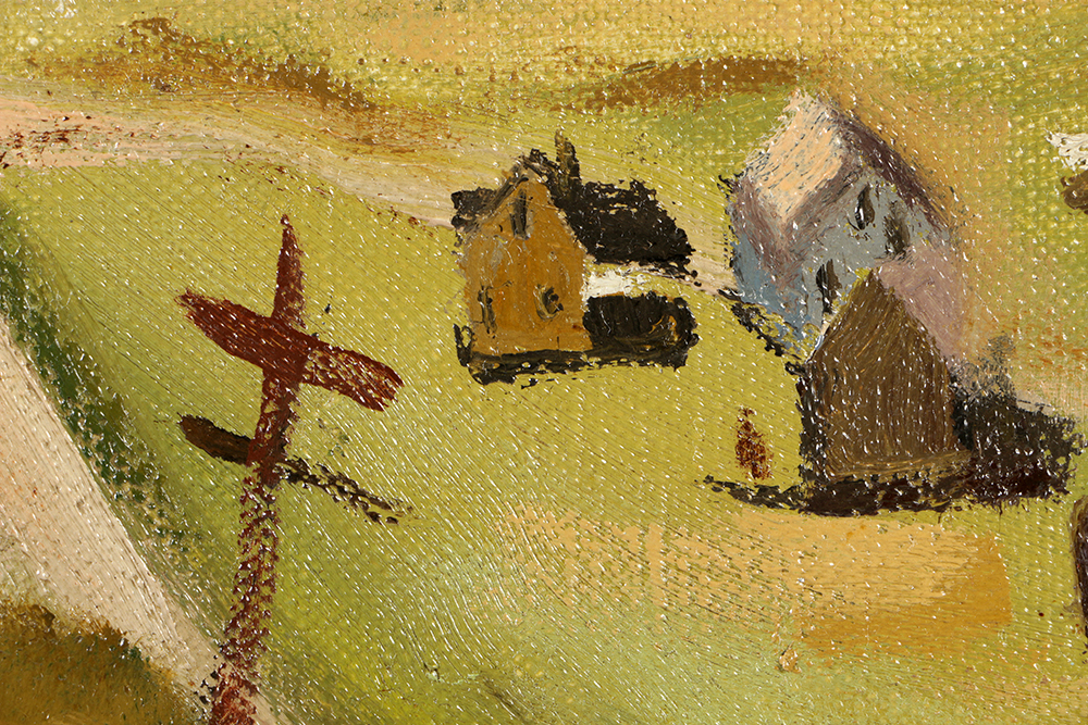 Raymond Francis Robbins Oil Painting on Canvas of Landscape