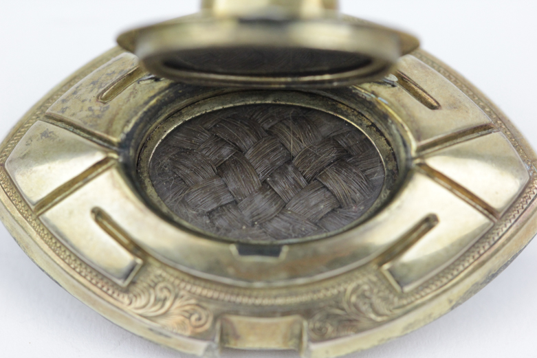 Victorian Citrine Mourning Brooch