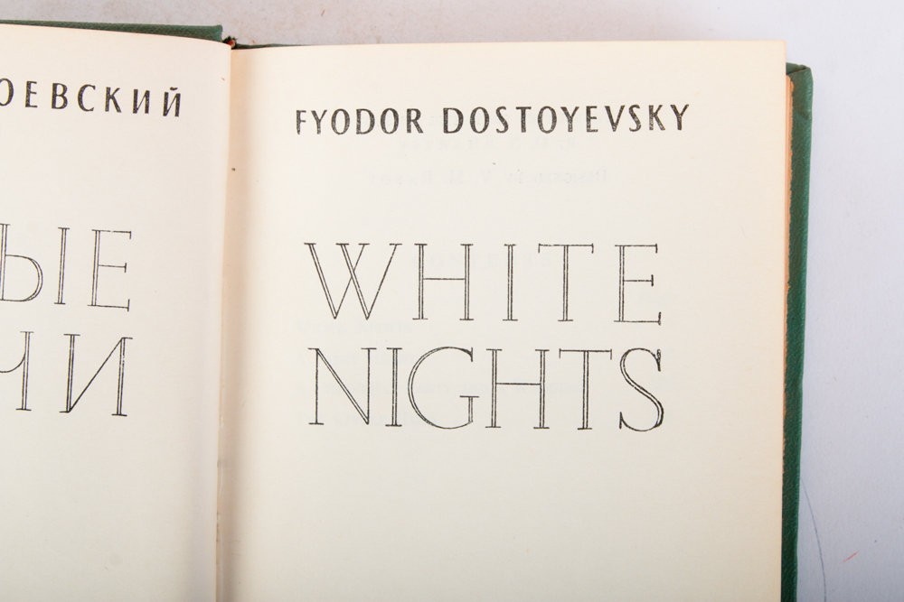 Collection of Vintage Fyodor Dostoyevsky Books